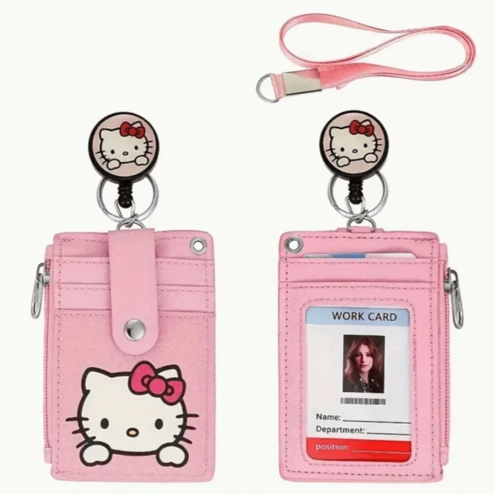 Hello Kitty Pink ID Card Holder
